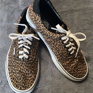 Cheetah Vans shoes like new